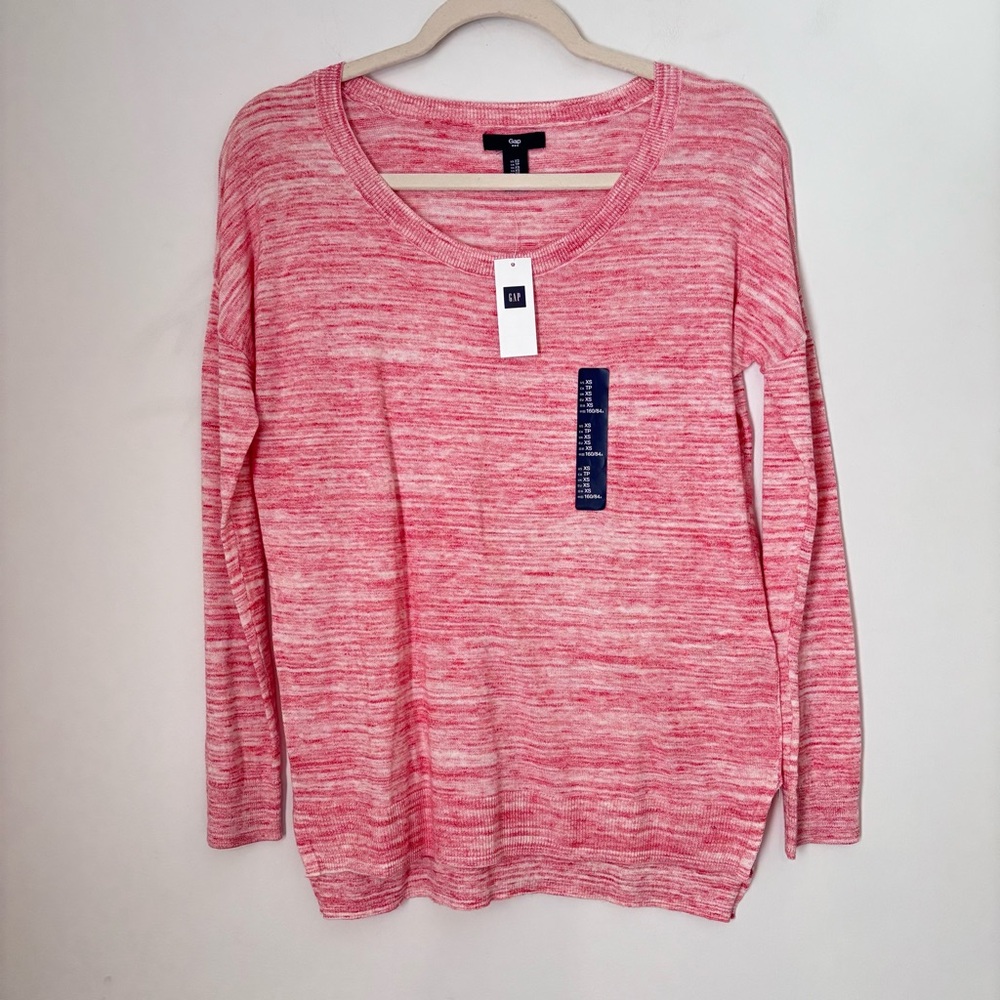 Gap Outlet Oversized Sweater Size XS-Small New NWT Heathered Pink Casual Cozy